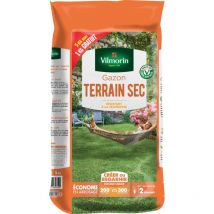Gazon terrain sec 5 kgs dont 1kg gratuit
