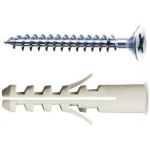 Tassello nylon maurer plus ø 6 c/vite e collarino HTCB65MCV104