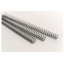 Liderpapel - gbc RG810510 Binding Wires 8MM A4 70-Sht Black (Pack-100)