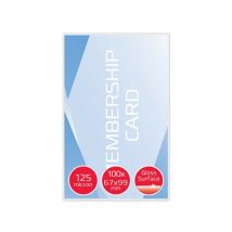 GBC - Gloss Card Laminating Pouches, 67X99MM, 2X125MM (Pack of 100) - Clear