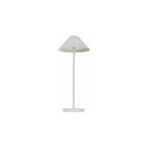 Lampada da Tavolo Liberty Bianca in Alluminio Ricaricabile 3W 3000k - GBC