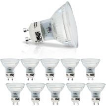 10 Stück GU10 led Glühbirnen Warmweiß 3W - PAR16 Einbaustrahler 120° Abstrahlwinkel Beleuchtung 3000K Küchenlampe Deckenleuchte für Wohnzimmer,