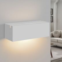Applique murale intérieure Lampe murale de couloir - Applique murale moderne Up and Down Design G9 Lampe de couloir blanche Lampe en plâtre murale