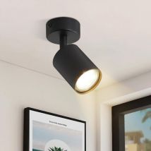 Faretto da soffitto - 1 luce - GU10 - l 137 mm - nero - Moderno - illuminazione interna - Soggiorno i Camera da letto i Cucina i Sala da pranzo