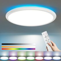 Lampe de plafond led - lampe de chambre 30CM, lampe de salle de bain 32W, lampe de cuisine, lampe de chambre blanche, plaque de rhombe, éclairage de