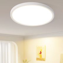Lampe de plafond led, lampe de plafond plate - 18CM, lampe de salle de bain 15W, blanc, éclairage de plafond, lampe de couloir, lampe de plafond de