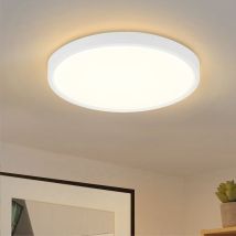 Gbly - led Deckenleuchte Flach Rund - Deckenlampe Weiß Modern 3000K Warmweiß Badlampe 22CM IP44 Wasserfest für Flur Balkon Wohnzimmer Badezimmer