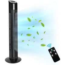 Turmventilator Gbly mit fernbedienung leise 90° Oszillation Standventilatoren Timer