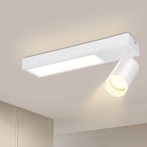 Plafonnier led Bianco - Spot da soffitto GU10 Lampada da corridoio 3000K Spot da soffitto 10W Applique da parete moderna interna per cucina camera da