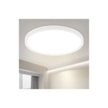 Plafonnier led Chambre à coucher - Lampe de chambre à coucher plate Ø30CM Lampe de salle de bain ronde Lampe de cuisine blanche Lampe de couloir