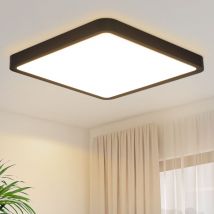 Gbly - Plafonnier led Plat - 23CM Lampe de Salle de Bain 18W Lampe de Couloir Éclairage de Plafond Chambre Lampe de Cuisine Carrée Plafond pour Salle