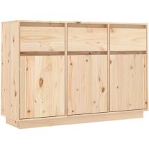 Sideboard 110x34x75 cm Massivholz Kiefer - Gbly
