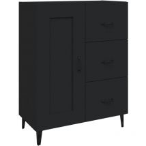 Sideboard Schwarz 69,5x34x90 cm Holzwerkstoff - Gbly