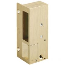 Beugnot - Gâche n° 3 en applique 2 temps gauche poussant bronze BE10641100