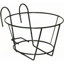 Pflanzenständer GDLC – Durchmesser 22 cm – Farbe schwarz – geschweißte Metallstruktur