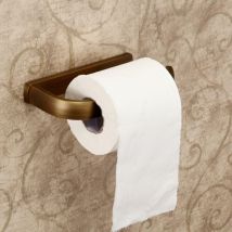 Antiker Toilettenpapierhalter aus Messing – Verdeckte Befestigung – Wasserabweisend – Fingerabdruckresistent