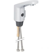 Geberit Typ 185 Waschtischarmatur Batteriebetrieb Hochglanz-verchromt, mit Mischer und Griff