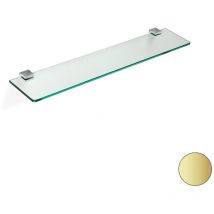 Gea mensola con piano vetro oro opaco codice prod: 000GE0418 - Stilhaus