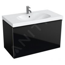 Geberit - Acanto - Meuble sous lavabo 900 mm, noir 500.612.16.1