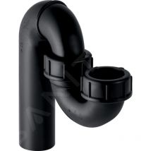Geberit - Accessoires - Siphon pour éviers, avec raccord à joint américain, entrée / sortie verticale, d 50 mm, d1 56 mm
