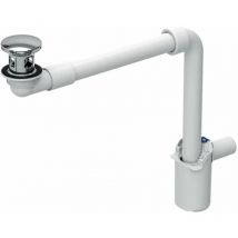 Accessori - Sifone salvaspazio per lavabi con troppopieno, ClickClack, cromo 152.075.21.1 - Geberit