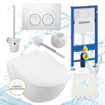 Geberit Duofix Vorwandelement v&b Subway 2.0 wc spülrandlos WC-Bürste Stehend Set