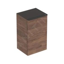 Keramag - Geberit Smyle Square - Meuble latéral, charnières à gauche, noyer hickory 500.360.JR.1