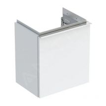 Geberit iCon - Meuble sous lavabo 370x415x279 mm, 1 porte, charnières à droite, blanc brillant 502.300.01.2