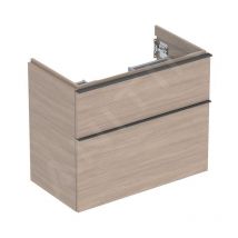 Keramag - Geberit iCon - Meuble lavabo, 74x62x42 mm, 2 tiroirs, chêne 502.308.JH.1