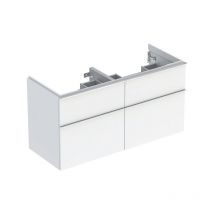 Geberit iCon Unterschrank für Doppelwaschtisch, 4 Schubladen,