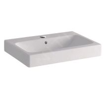 ICon - Lavabo 600x485 mm, avec 1 trou, avec trop-plein, blanc 124560000 - Geberit