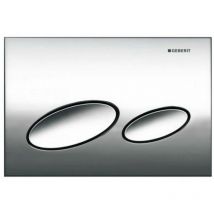 KAPPA20 Dual Flush Plate Gloss Chrome Kappa 20 - For UP200 Cisterns - Geberit