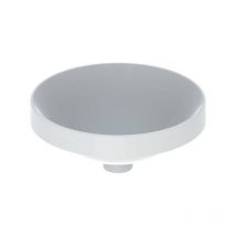 Geberit VariForm Einbauwaschtisch rund, 400mm, ohne Hahnloch,