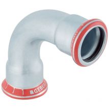 Geberit - Mapress C-Stahl Bogen 90 Grad, Außendurchmesser 22mm