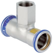 Geberit - Mapress Edelstahl T-Stück mit Innengewinde Außendurchmesser 28mm