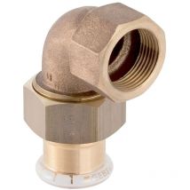 Geberit - Mapress Kupfer Übergangs-Winkelverschraubung 90 Grad mit Innengewinde Außendurchmesser 42mm