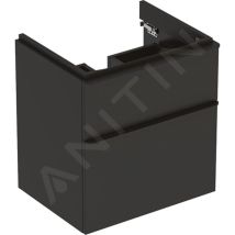 Keramag - Geberit Smyle Square Armoire Sous Lavabo, 500352, 584x617x470mm,