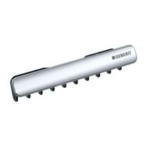 Geberit - one - Couvercle de vidage pour lavabos avec sortie horizontale, insert de crête, blanc alpin 245.451.11.1