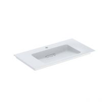 Keramag - Geberit one Möbelwaschtisch Abgang horizontal, 90x13x47,5cm,