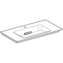 KERAMAG Geberit ONE Möbelwaschtisch 90x13x47,5 cm Weiß Raumsparmodell Hygienisch mit KeraTect Überlauffunktion