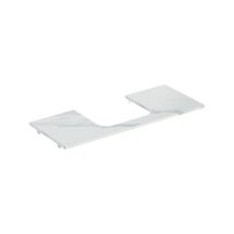 Keramag – Plaque de lavabo Geberit ONE – 120 cm – Grès cérame fin – Lavabo sur colonne