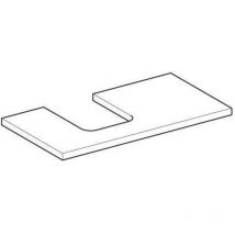 Geberit one Waschtischplatte, Ausschnitt links, für