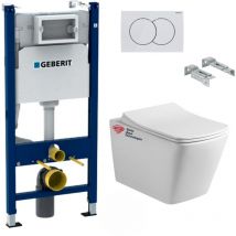 Pack wc Bati-support Geberit wc sans bride sat Infinitio Design