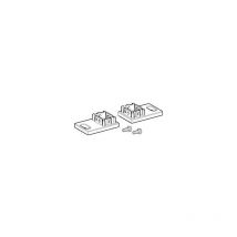 Pair of feet for UP100 frame (244.125.00.1) - Geberit