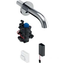 Piave - Mitigeur de lavabo thermostatique électronique encastré, longueur 170 mm, alimentation depuis pile, chrome - Geberit