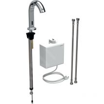 Geberit Piave - Mitigeur de lavabo thermostatiques électroniques, alimentation secteur, chrome 116.167.21.1