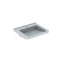 Lavabo Geberit renova comfort square 650x550mm unterfahrbar blanc kt