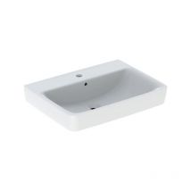 Geberit Renova Plan, lavabo, 65x48 cm, 1 agujero para grifo, con