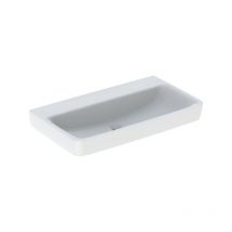Keramag - Geberit Renova Plan, lavabo, 85x48 cm, sin agujero para grifo,