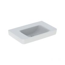Geberit Renova Plan, Waschtisch mit Ablagefläche, 75x48 cm, ohne